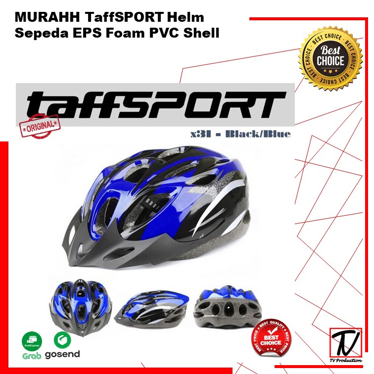 MURAHH Helm Sepeda EPS Foam PVC Shell