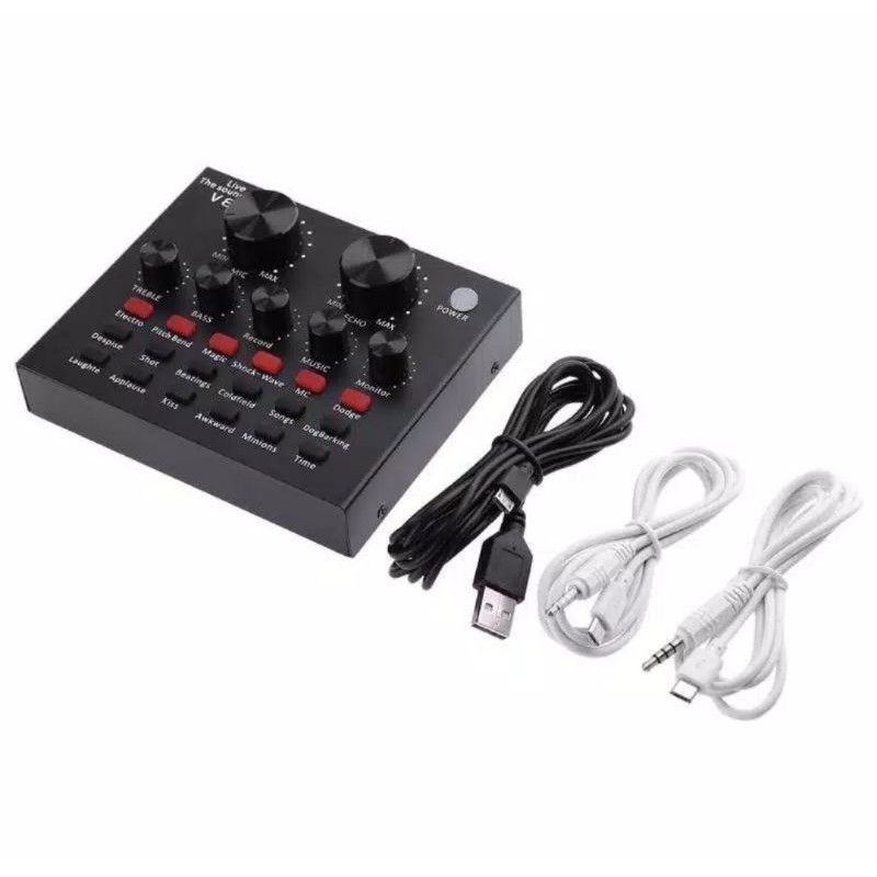 MIXER BLACKSPIDER V8 MULTIFUNCTIONAL LIVE SOUNDCARD