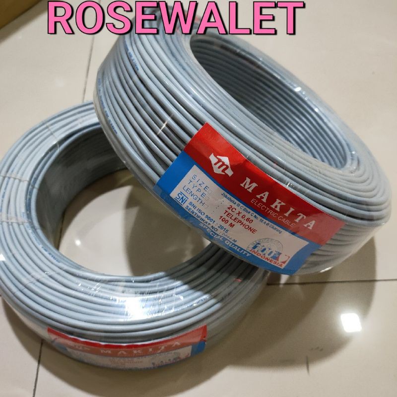 KABEL WALET MAKITA 2CX0.6 100 METER TELEPON