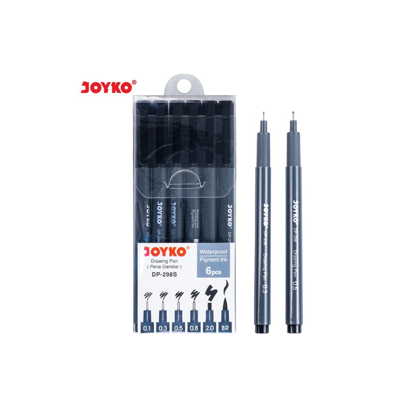 

JOYKO DRAWING PEN SET 6PCS