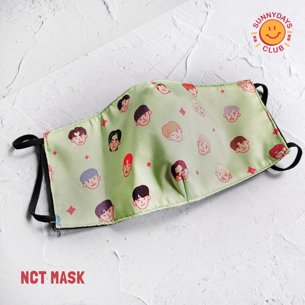 NCT Mask 3ply - Masker Kain KPop NCT