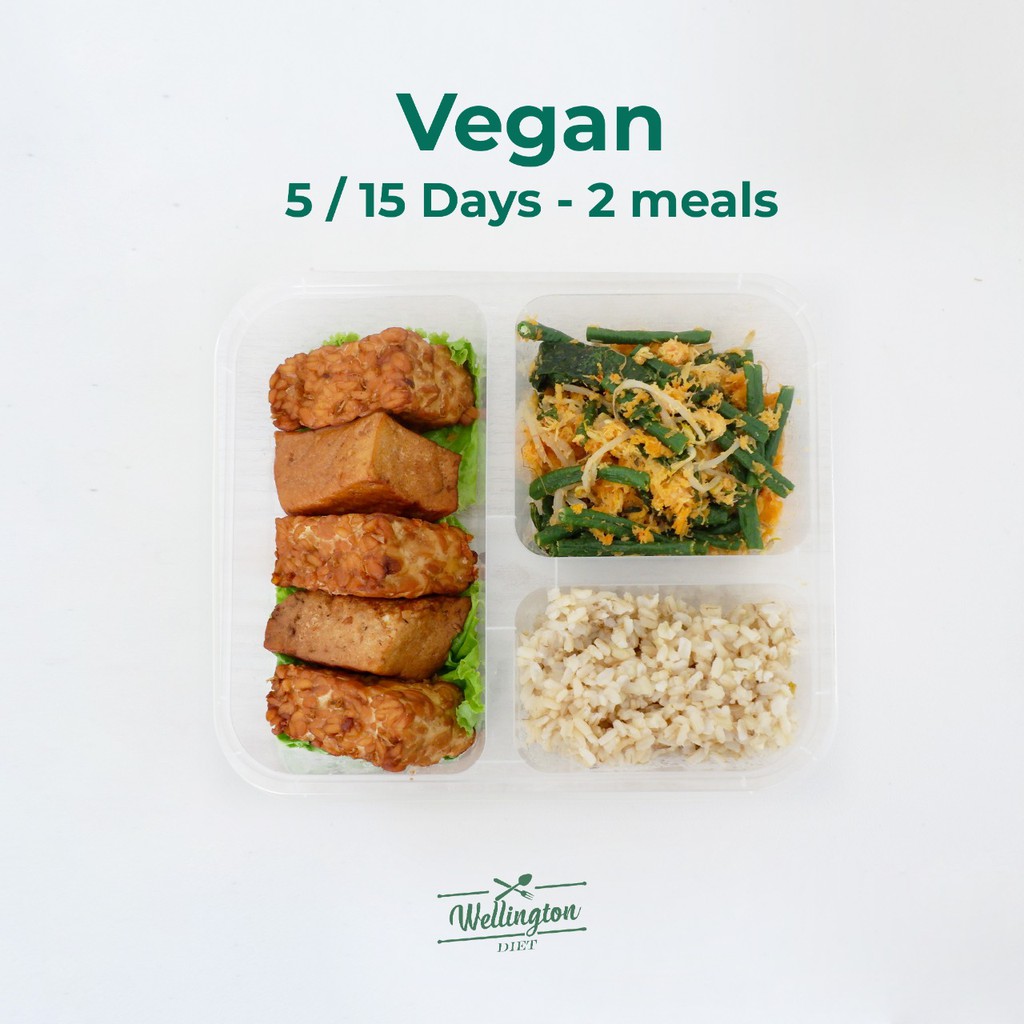 

CATERING WELLINGTON DIET - PAKET DIET VEGAN 2 MEALS