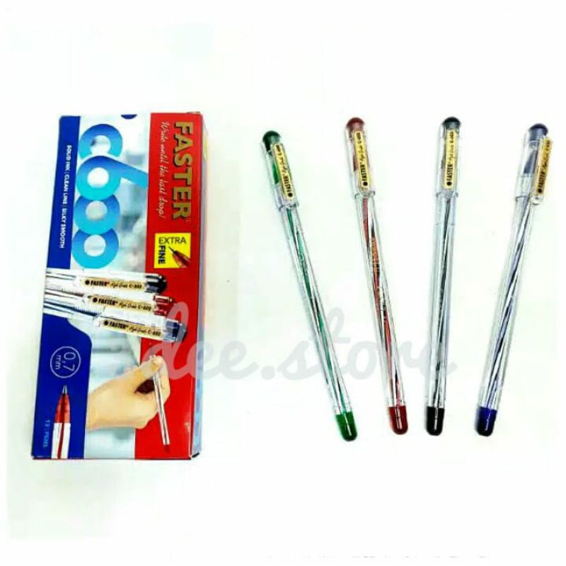

Pulpen Faster C600 Hitam (original)
