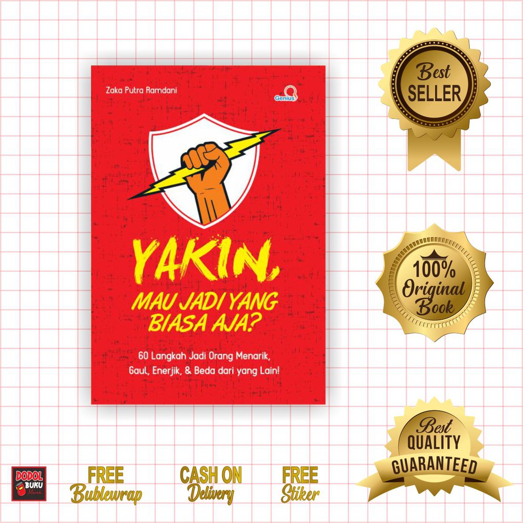 BUKU INSPIRASI!!! YAKIN, MAU JADI ORANG YANG BIASA AJA? 60 LANGKAH MENJADI ORANG YANG MENARIK