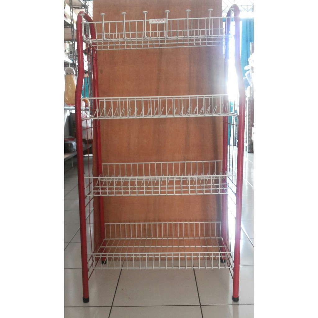 TERLARIS Rak Piring 4 Susun Master PALING MURAH