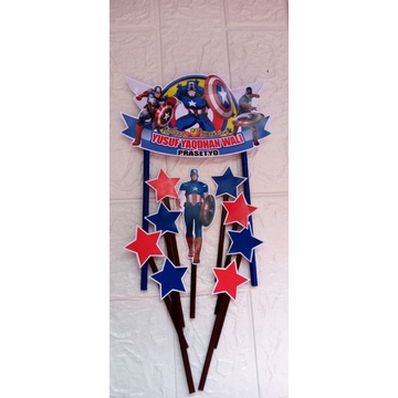 

TOPPER CAPTAIN AMERIKA CUSTOM NAMA