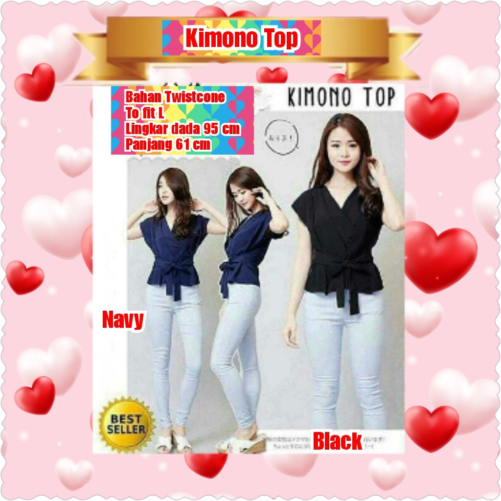 KIMONO TOP / BLOUSE TERPOPULER TERLARIS TERMURAH