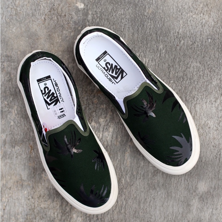BARU SEPATU KETS SLIP ON RASTA ARMY