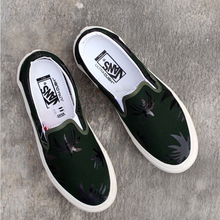 BARU SEPATU KETS SLIP ON RASTA ARMY