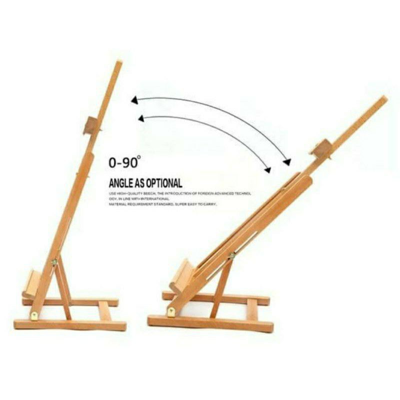 Alat Lukis ( Easel meja) Table Easel HJ-6C / Easel penyangga kanvas Meja Belajar