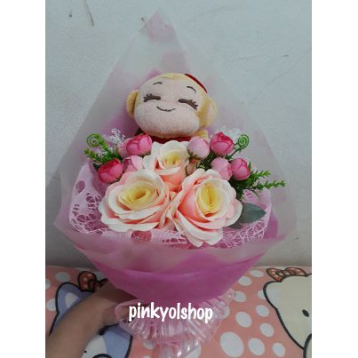 Buket Boneka Cici Yoyo Bunga Klasik cici