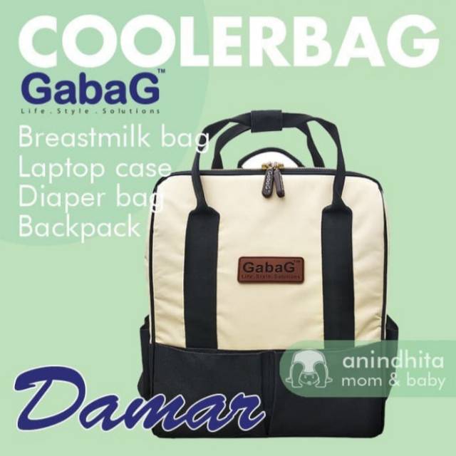 GABAG Damar Cooler Bag Backpack Tas Asi Diaper Bag  Laptop