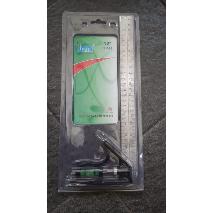 

SIKU METER HEAVY DUTY IGM IS-023 ( 600X200X2.5MM )/SIKU TUKANG + WATERPASS /PENGGARIS UKUR/SIKU STAINLESS STELL/SIKU METER/ALAT SIKU RAK METER METERAN TUKANG BANGUNAN BERKUALITAS