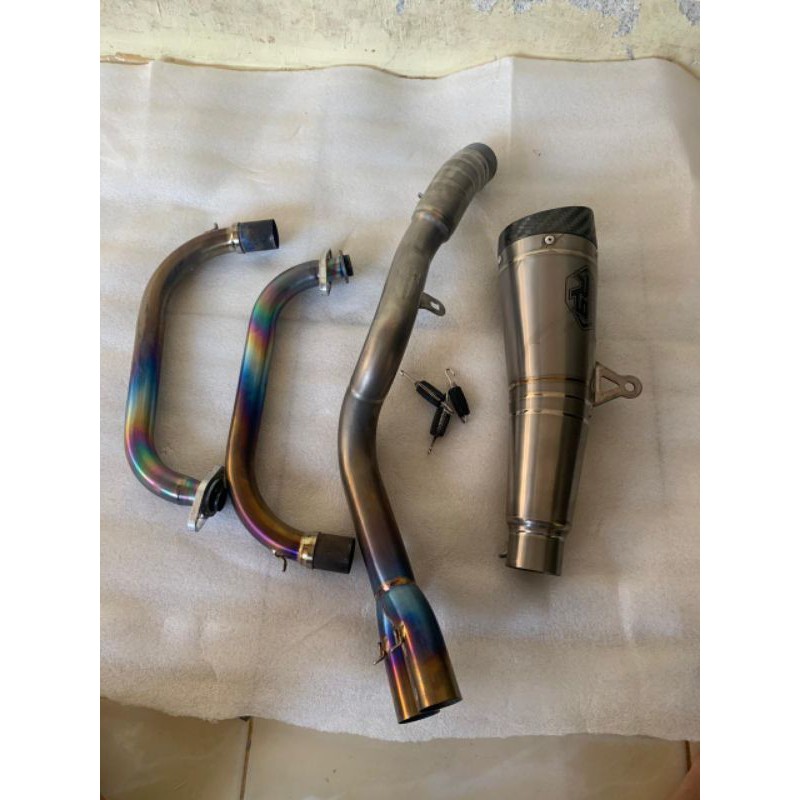 Knalpot R9 H2 Titanium full system