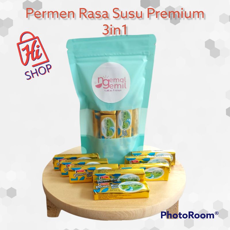 

Permen rasa susu premium 3in1 (harga per pack)