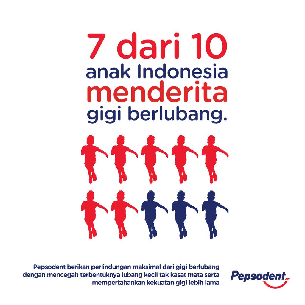 Pepsodent Pencegah Gigi Berlubang Toothpaste Pasta Gigi White 225G
