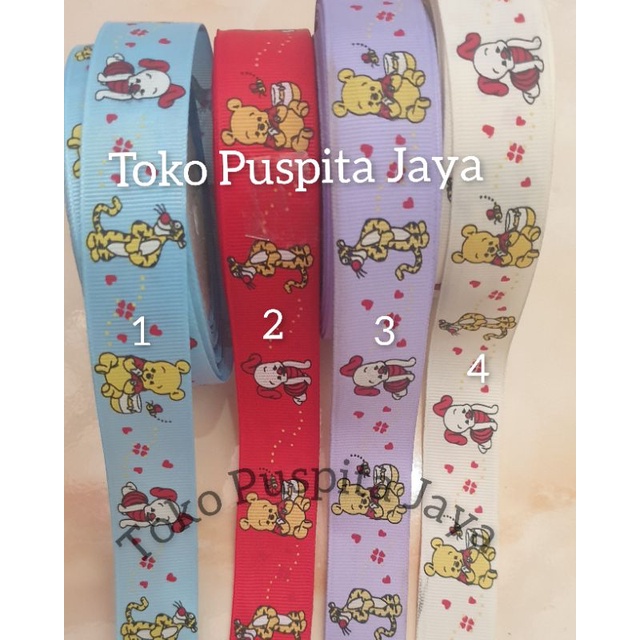 

Pita Grosgrain motif Winnie The Pooh ukuran 1