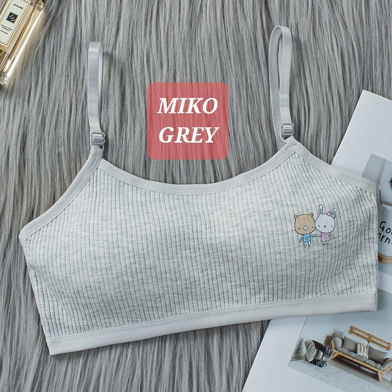 BAJUKIDDIE MIKO MINISET PAKAIAN DALAM ANAK PEREMPUAN SD SMP REMAJA KAOS DALAM BRA KOREA IMPORT NOT SOREX