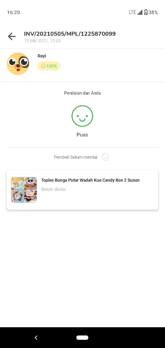 [ Toples Bunga Mekar ] Toples Bunga 2 Susun / Toples Putar Flower Candy Box / 2 Tingkat Serbaguna