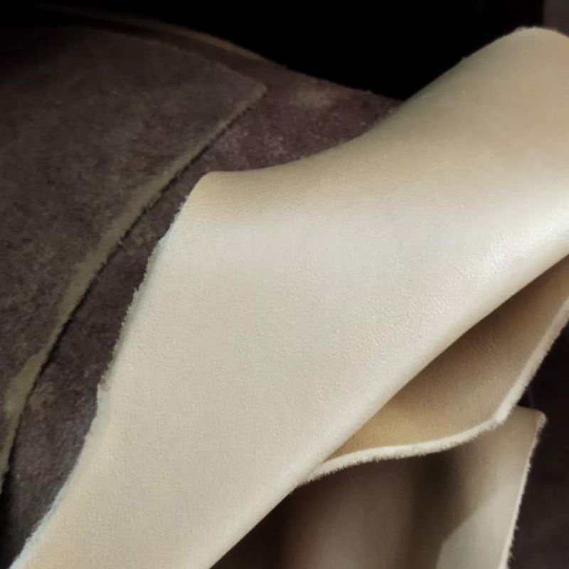 Kulit Sapi lembaran Motif Pori Fullgrain 10 feet