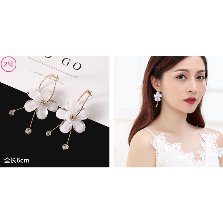 Korea gaya all-match temperamental stud anting-anting internet influencer anting-anting wanita panja