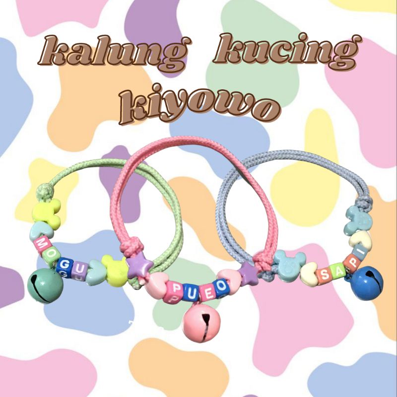 KALUNG KUCING KIYOWO FREE CUSTOM NAMA