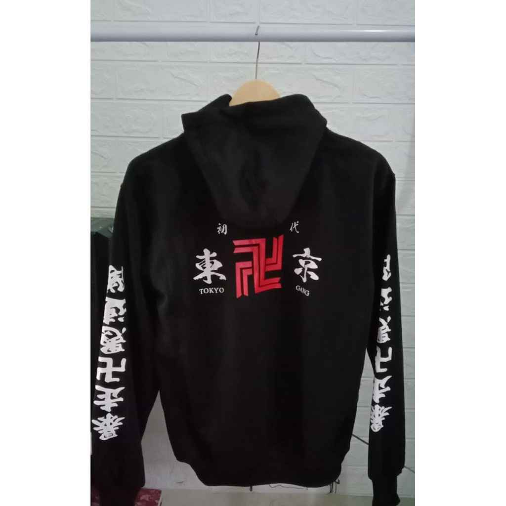 Jaket hoodie jumper anime TOKYO MANJI GANG logo - TOKYO REVENGERS