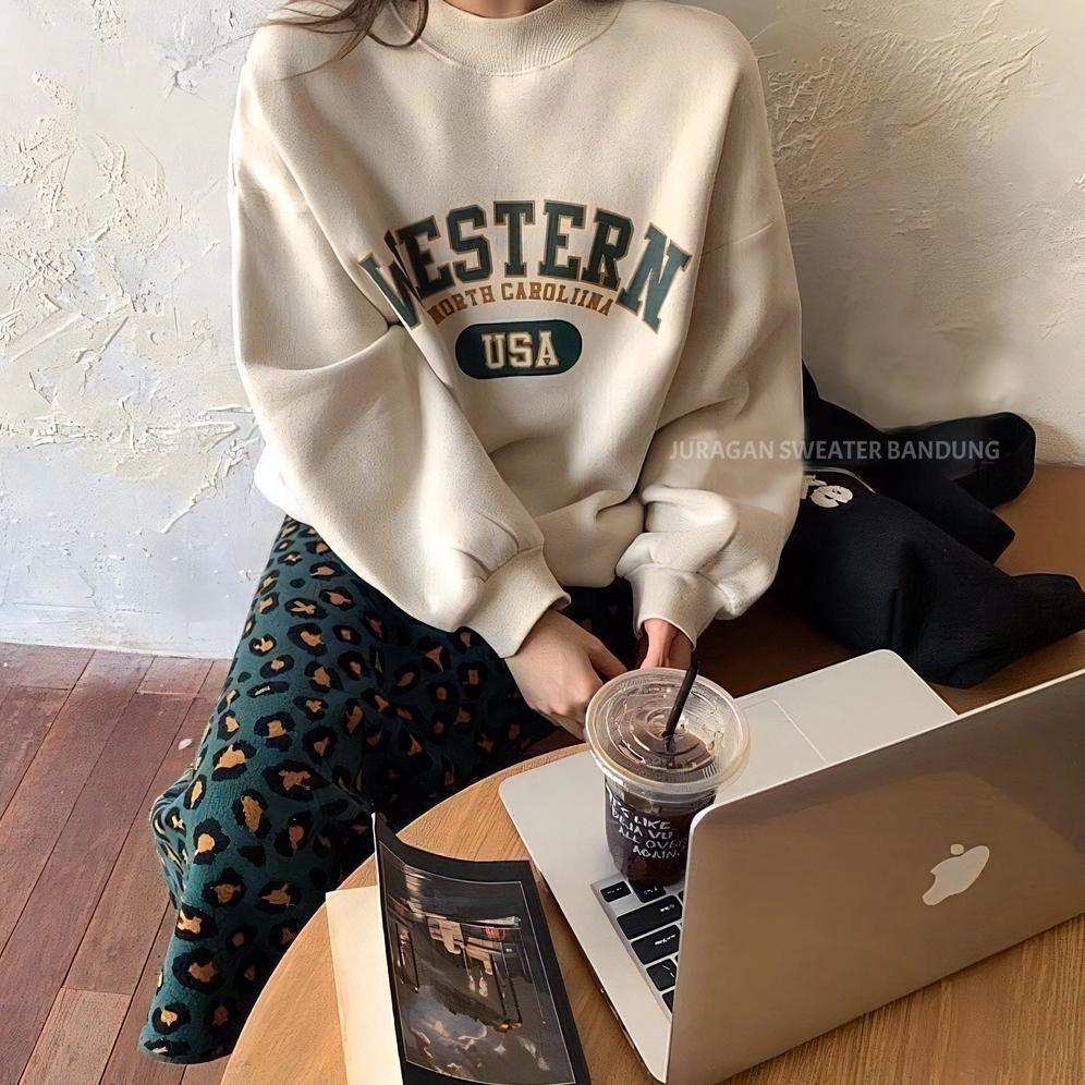 WESTERN USA Sweatshirt Sweater Sweeter Sweter Switer Switter Suiter Sweteer Crewneck Hoodie Crewnek 