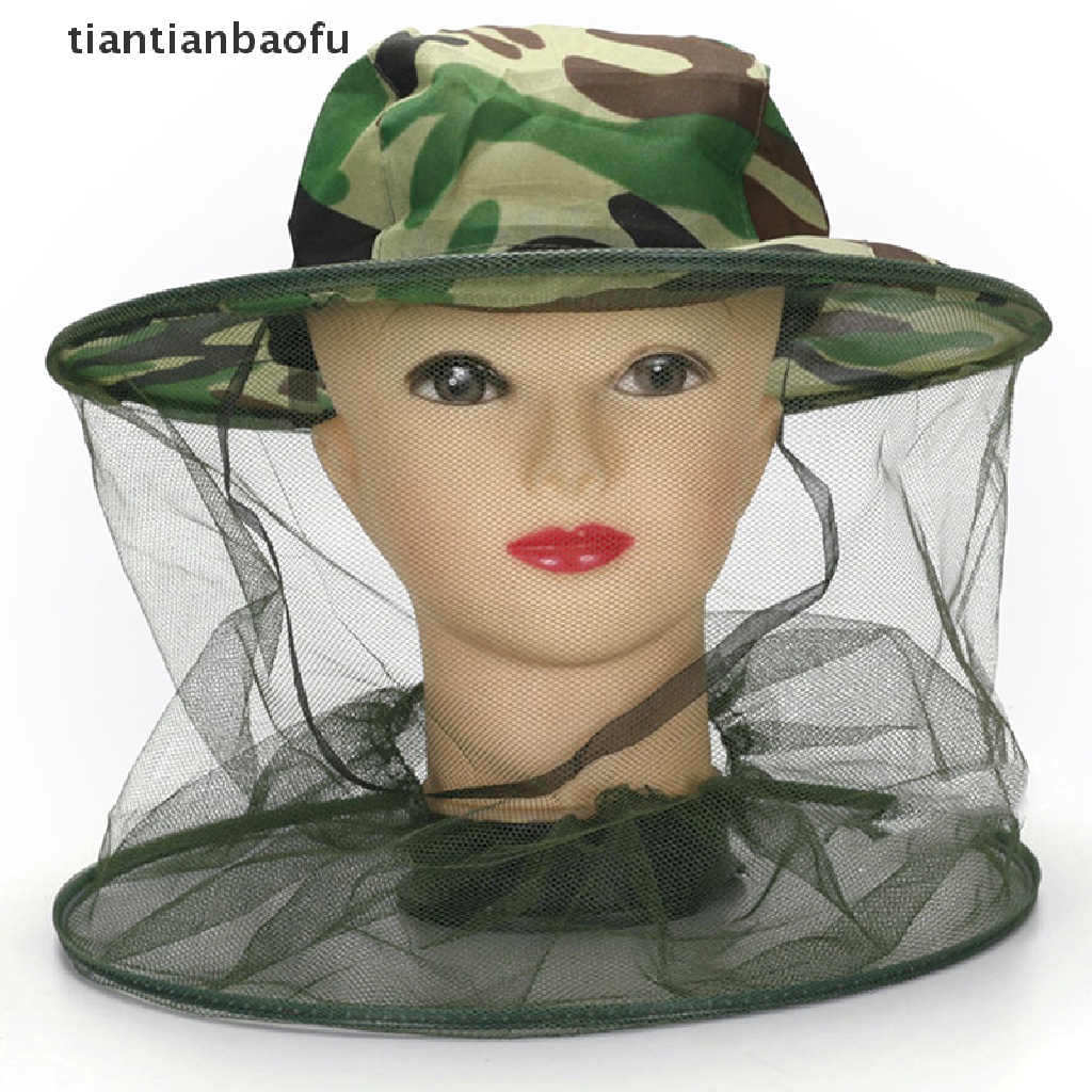 [tiantianbaofu] Worldwide Midge Mosquito Insect Hat Bug Mesh Head Net Face Protector Travel Camping Boutique