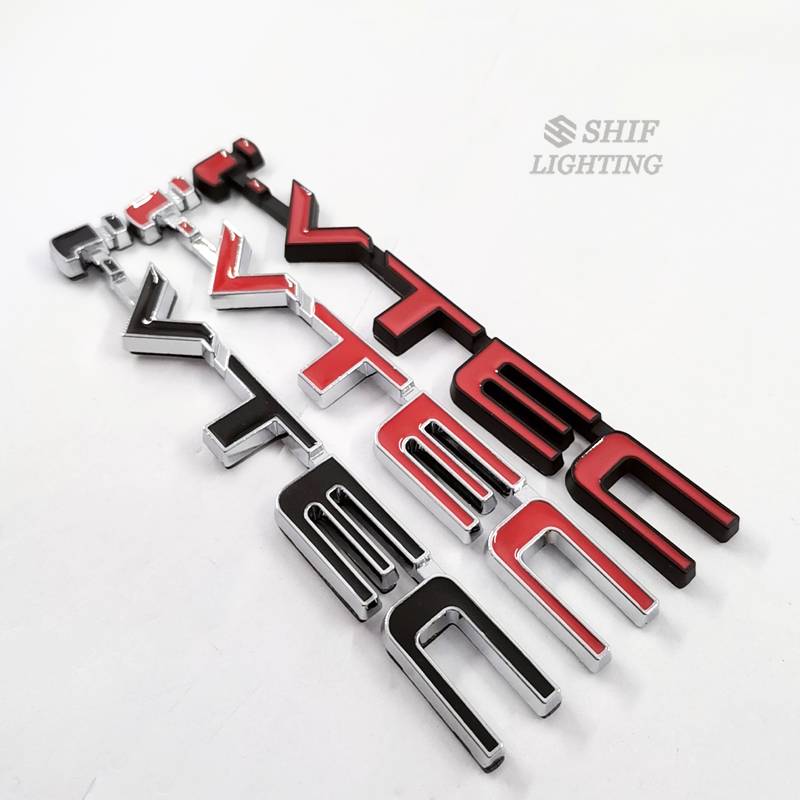 1pc Stiker Emblem / Badge Logo I-Vtec Ivtec Bahan Metal Untuk Mobil Honda