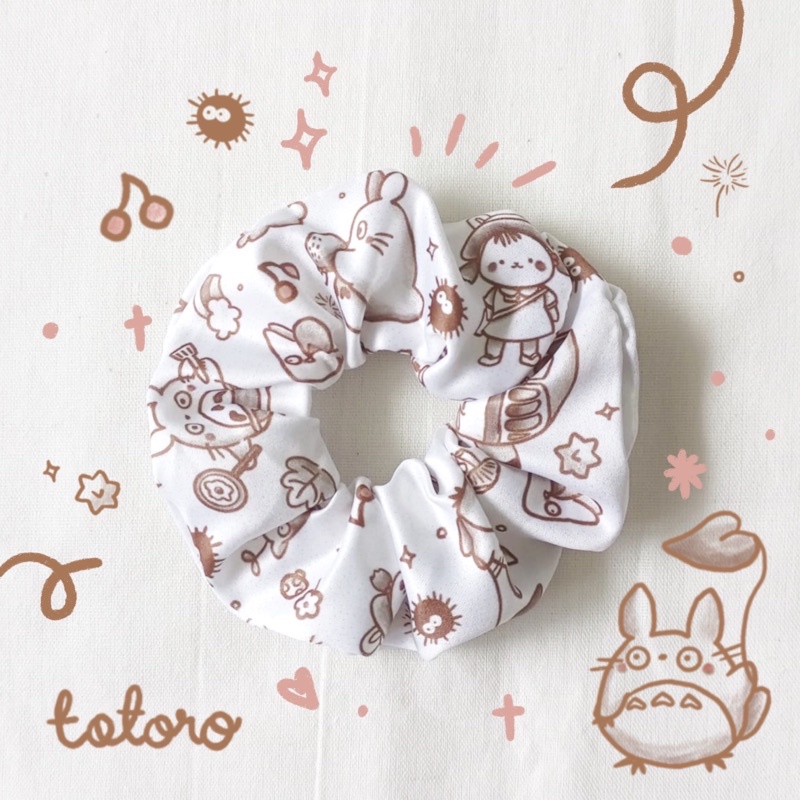 studio ghibli scrunchie / totoro scrunchie / kikis’s delivery service scrunchie / spirited away