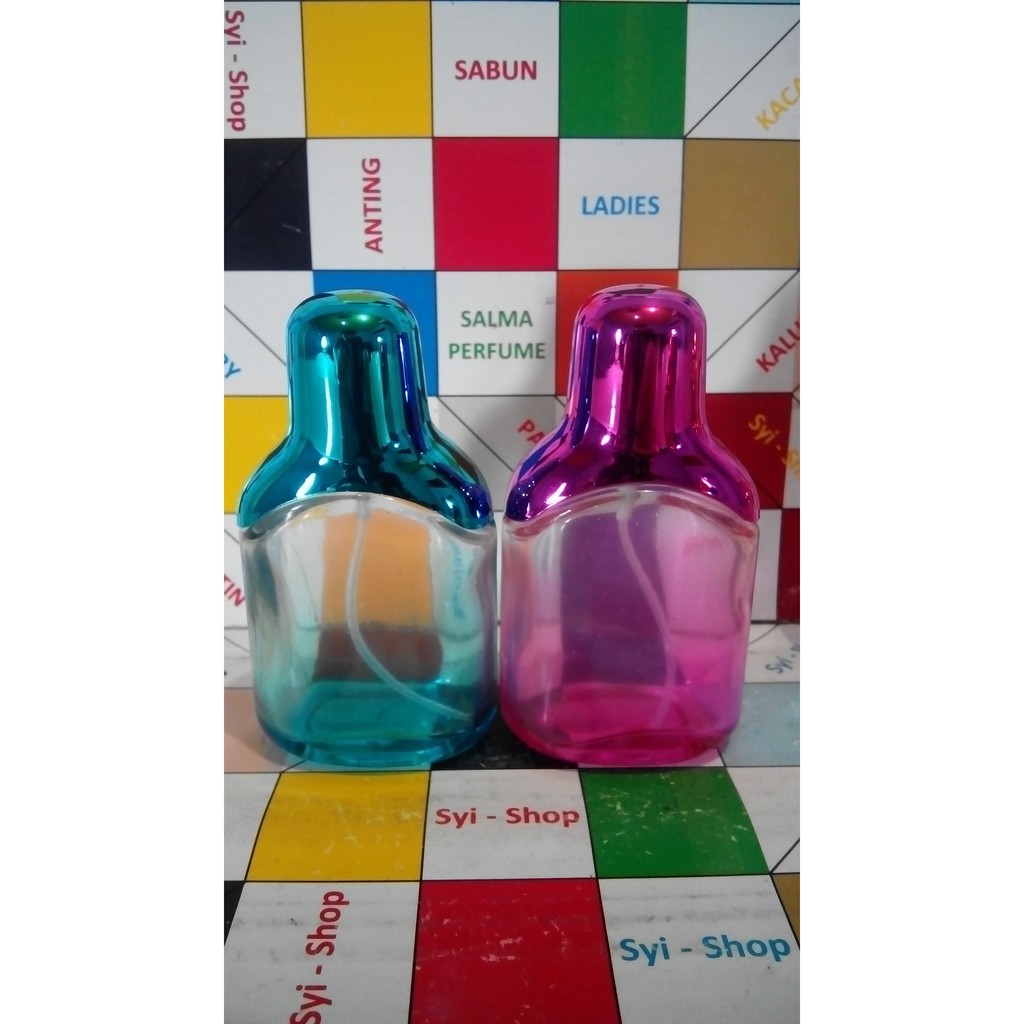 Botol Parfum Spray 37 ml Kaca Warna