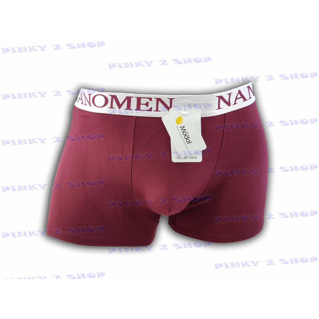 CELANA DALAM PRIA BERKUALITAS CD CELANA BOXER LAKI-LAKI DEWASA NANOMEN/RAPOLO UKURAN M,L,XL,XXL