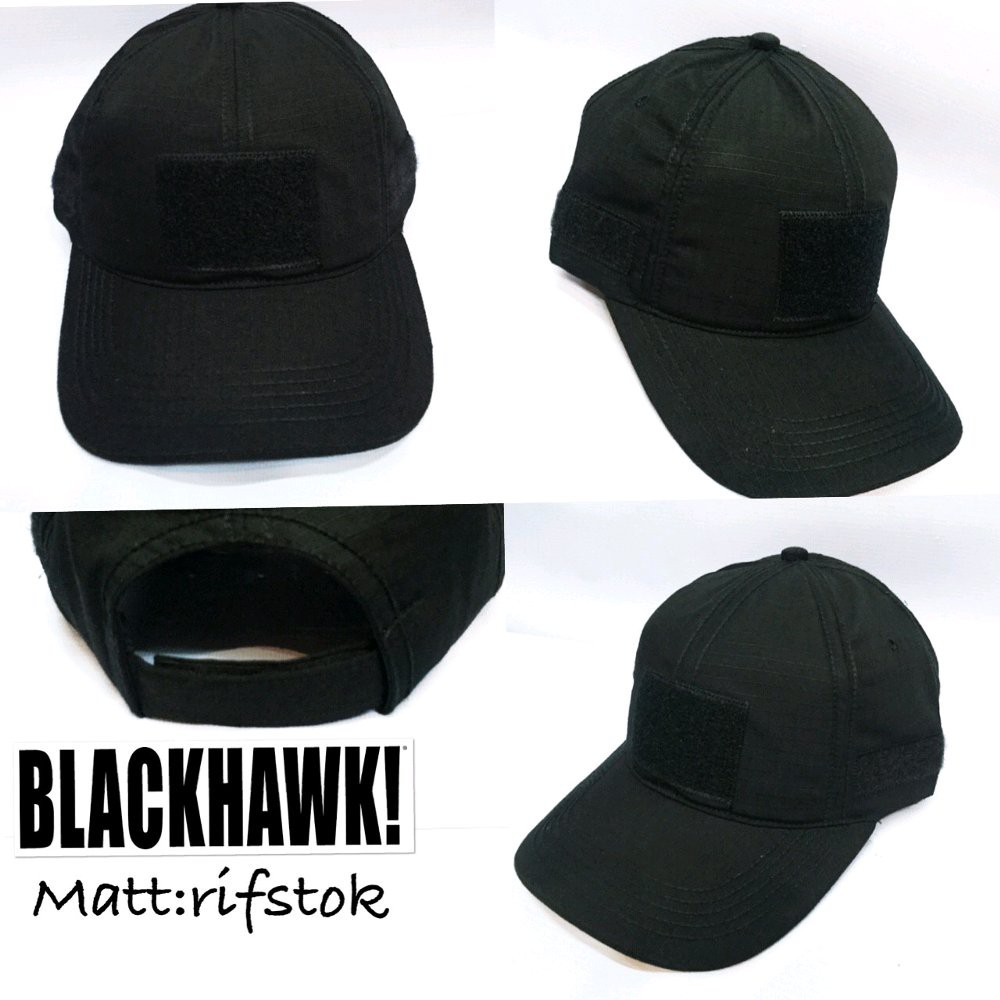 Topi Tactical - Pria Topi Lapangan - Topi Army - Topi BDU Hitam