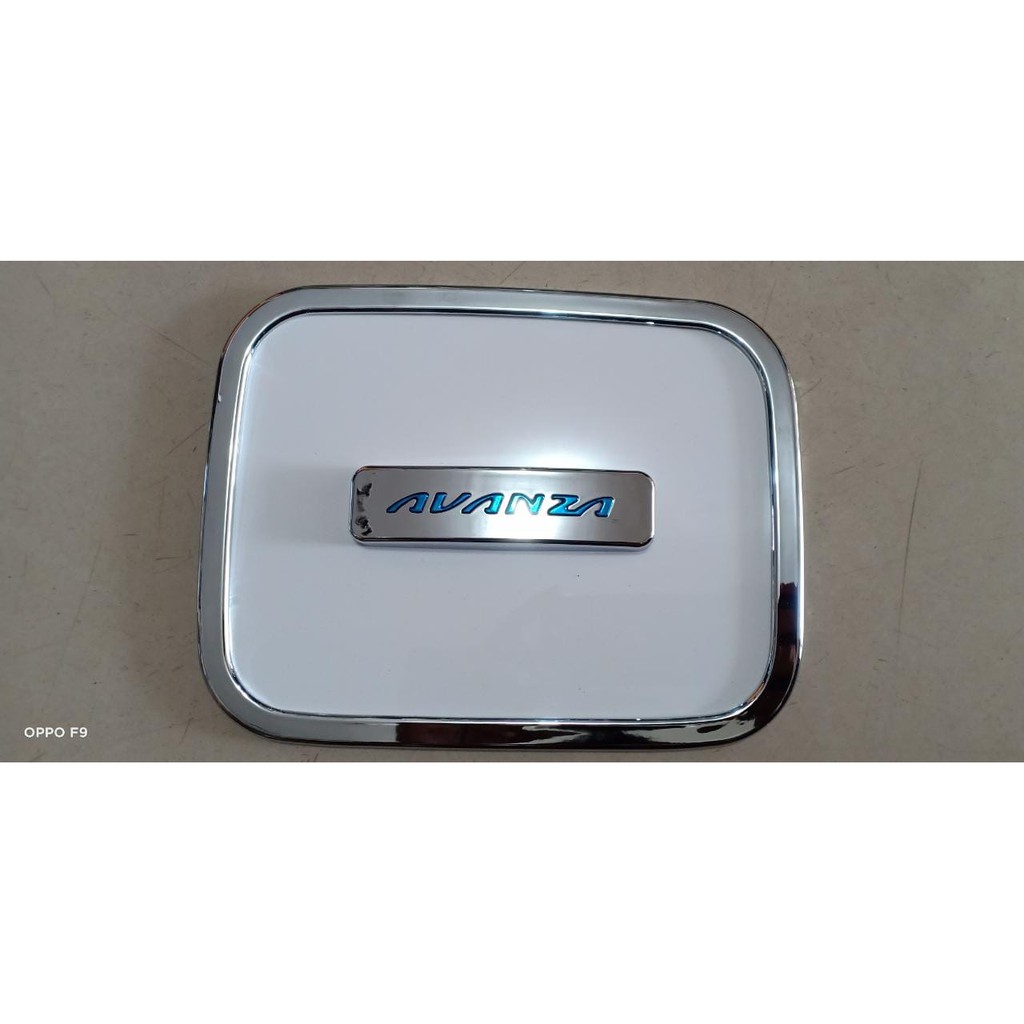 TCH- Z22NBR - AVANZA NEW TANK COVER HYBRID AVANZA LAMA PUTIH LOGO BIRU TANK COVER AVANZA VVTI/NEW AV