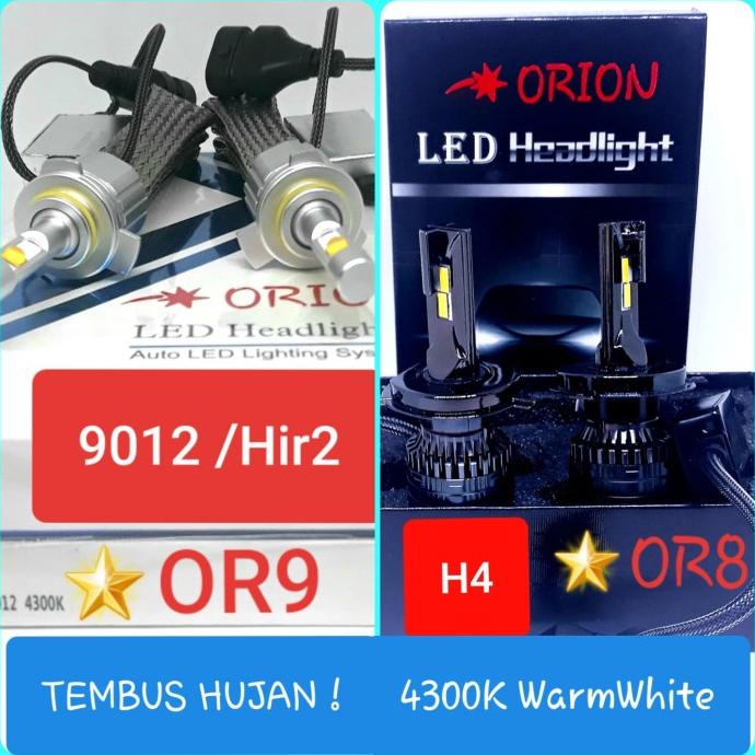 Super Terang Premium LED Lampu Utama Mobil H4 *H7*H8/11/16 Warm White