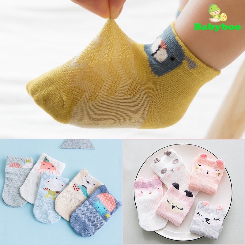 Kaos Kaki Bayi Motif Binatang/Kaos Kaki Anak Binatang