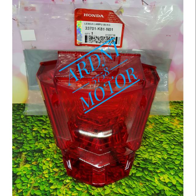 Lensa Mika Kaca Lampu Rem Belakang New Beat Eco Beat Street