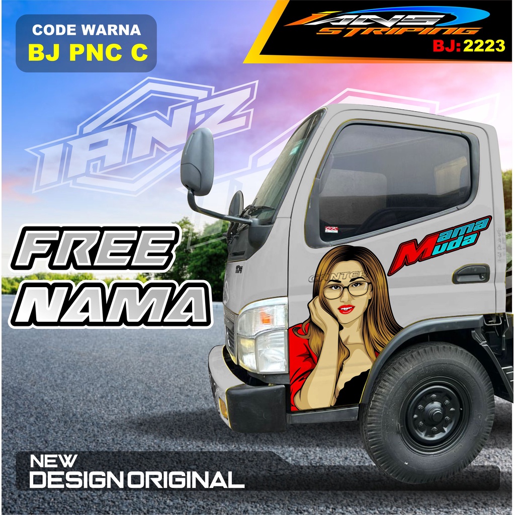 STIKER VARIASI PINTU TRUK FUSO RAGASA / DECAL PINTU DUMTRUK  / STIKER MOBIL TRUK / STIKER PINTU TRUK KEREN