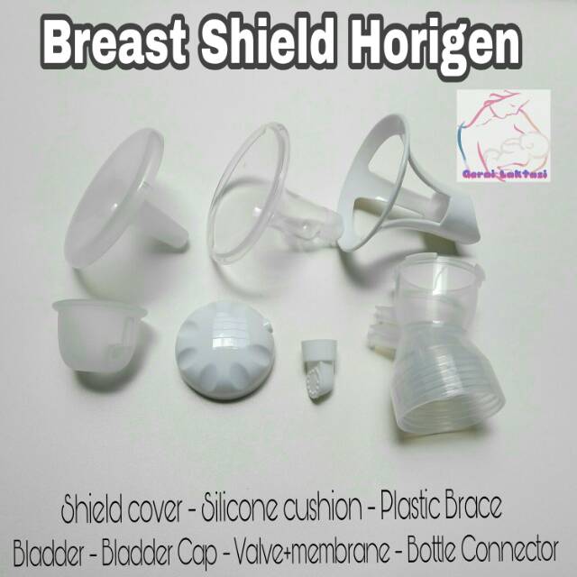 SPARE PART CORONG SET / BREAST SHIELD HORIGEN