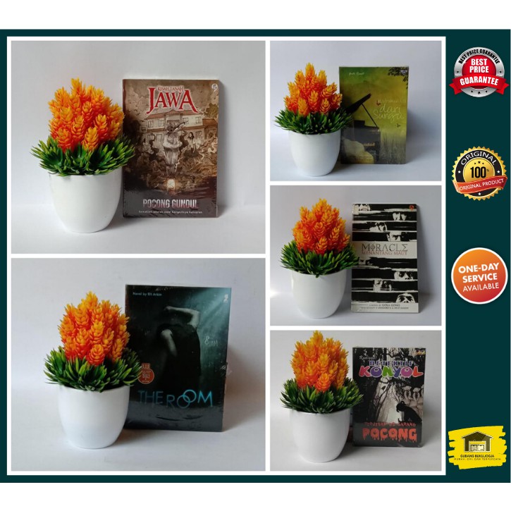 PAKET 5 BUKU Novel Horor Kisah Tanah Jawa Pocong Gundul
