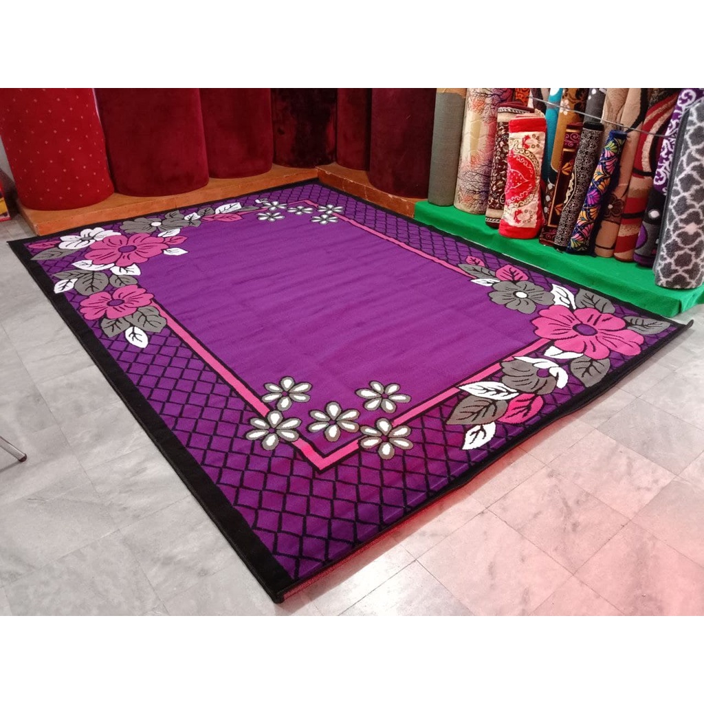 Karpet Rumah Moderno Momento 11840 Purple - Ukuran 3x4 Meter - Pusat Grosir Karpet
