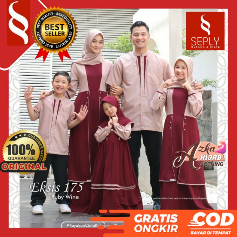 SARIMBIT SEPLY 2023 EKSIS 175 BAJU COUPLE KELUARGA / SARIMBIT EKSIS 2022 / BAJU MUSLIM COUPLE KELUAR