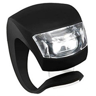 Lampu Sepeda LED Slicon 1 PCS - Black