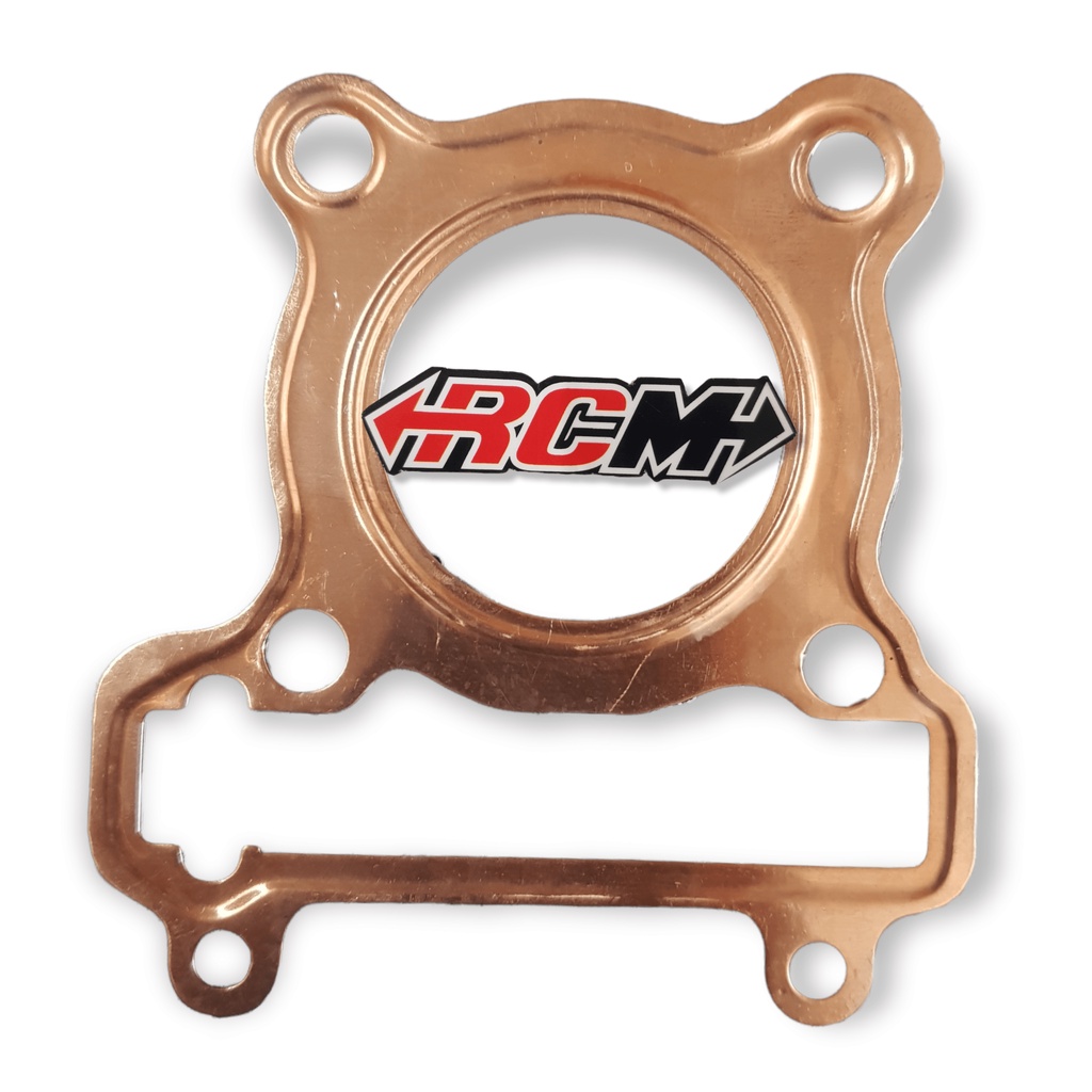 PAKING PERPAK GASKET PACKING HEAD COP KOP ATAS TEMBAGA KUNINGAN KUNING COOPER YAMAHA MIO NUOVO MIO SOUL FINO KARBU TEBAL 0.3 0,3 MM DIAMETER 50MM 50 MM ORI ORIGINAL RCM RACING ASLI