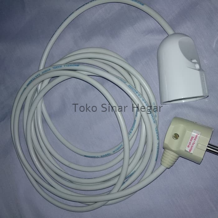Sambungan Listrik Kontra Steker, Kabel 5 Meter, Siap Pakai