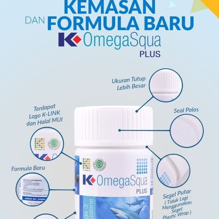 K Omega Squa Plus K Link 100% Asli omg