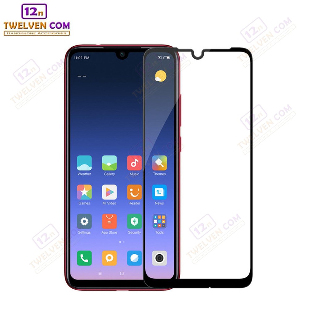 zenBlade 5D Full Cover Tempered Glass Xiaomi Redmi 7 - Hitam