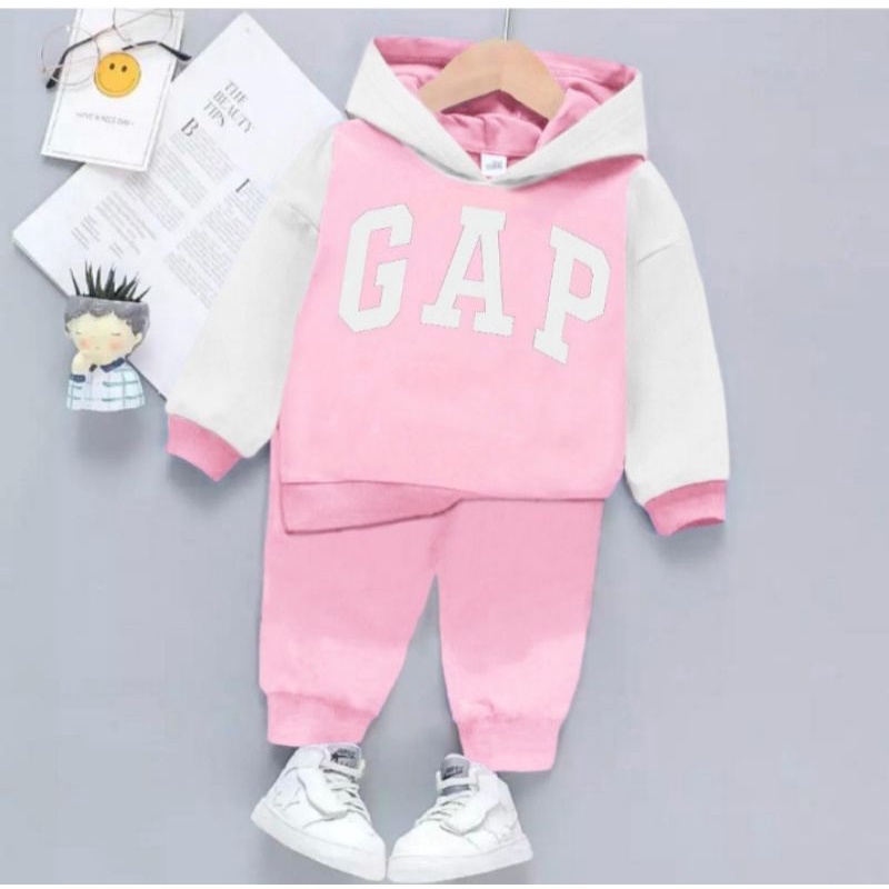 Promo-Setelan Sweater Hoodie Anak Perempuan Usia Anak 1-6 Tahun/Setelan Sweater Bebyterry Flecce Hoodie GAP Anak Perempuan Termurah