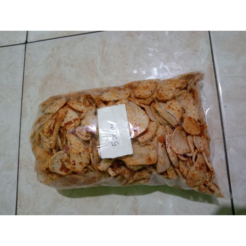 

Basreng kering pedas 1/2kg